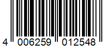 Barcode 4006259012548