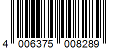 Barcode 4006375008289