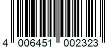 Barcode 4006451002323