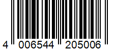 Barcode 4006544205006