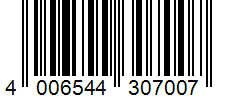 Barcode 4006544307007