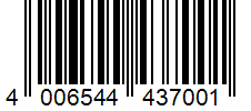 Barcode 4006544437001