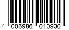 Barcode 4006986010930