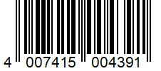 Barcode 4007415004391