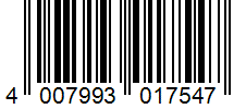 Barcode 4007993017547