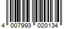 Barcode 4007993020134