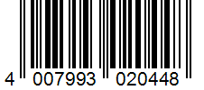 Barcode 4007993020448
