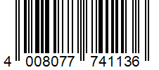Barcode 4008077741136