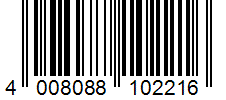 Barcode 4008088102216