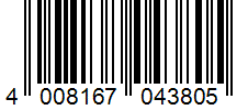 Barcode 4008167043805