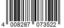 Barcode 4008287073522