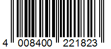Barcode 4008400221823