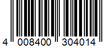 Barcode 4008400304014