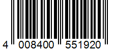 Barcode 4008400551920