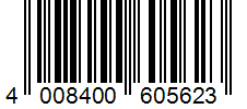 Barcode 4008400605623