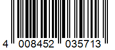 Barcode 4008452035713