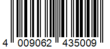 Barcode 4009062435009