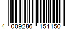 Barcode 4009286151150