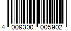 Barcode 4009300005902