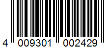 Barcode 4009301002429
