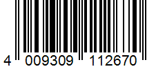 Barcode 4009309112670