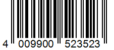 Barcode 4009900523523