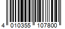 Barcode 4010355107800