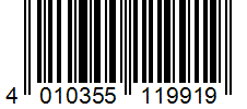 Barcode 4010355119919
