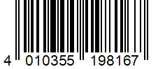 Barcode 4010355198167