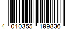 Barcode 4010355199836