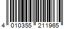 Barcode 4010355211965