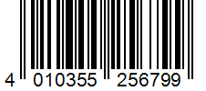Barcode 4010355256799
