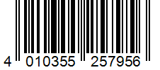 Barcode 4010355257956