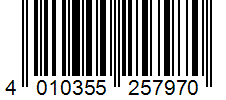 Barcode 4010355257970