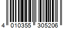 Barcode 4010355305206