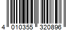 Barcode 4010355320896
