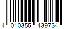 Barcode 4010355439734