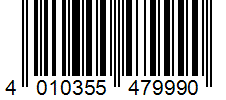 Barcode 4010355479990