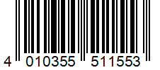Barcode 4010355511553