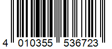 Barcode 4010355536723