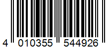 Barcode 4010355544926