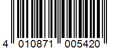 Barcode 4010871005420