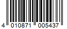 Barcode 4010871005437