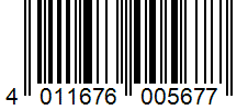 Barcode 4011676005677