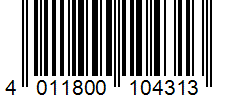 Barcode 4011800104313