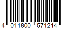 Barcode 4011800571214