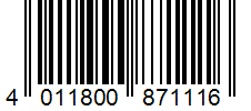 Barcode 4011800871116