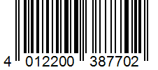 Barcode 4012200387702