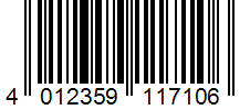 Barcode 4012359117106