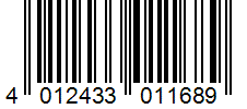 Barcode 4012433011689